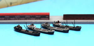 Freighter "Kleiner Frachterdampfer" / "Kleiner Tanker"  (4 p.) GER 1936 Wiking